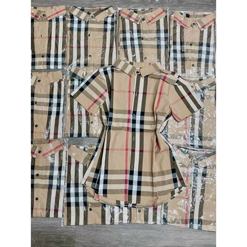 Sơ mi Bbr trơn không túi cực xinh