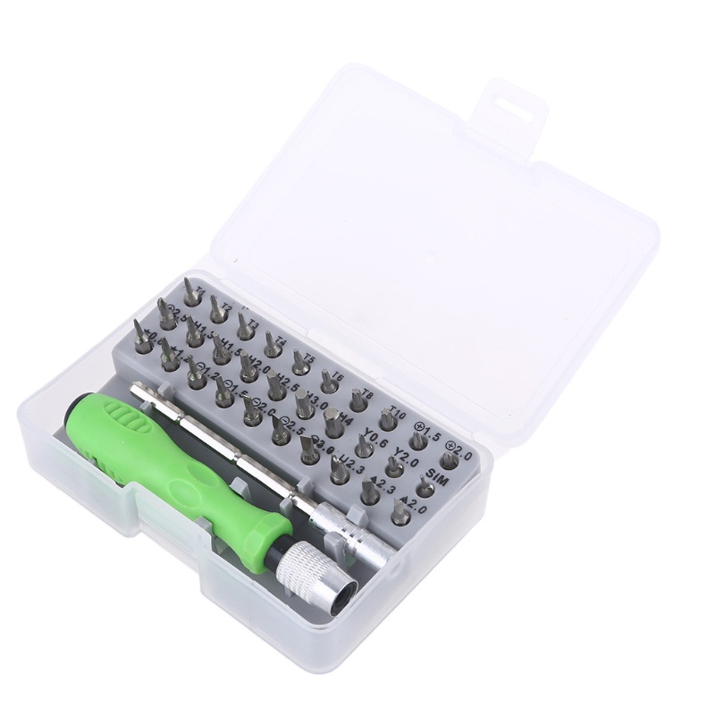 Bộ Tua Vít 32 Món Dùng Sửa Chữa Điện Thoại / Máy Tính Bảng Chống Trượt