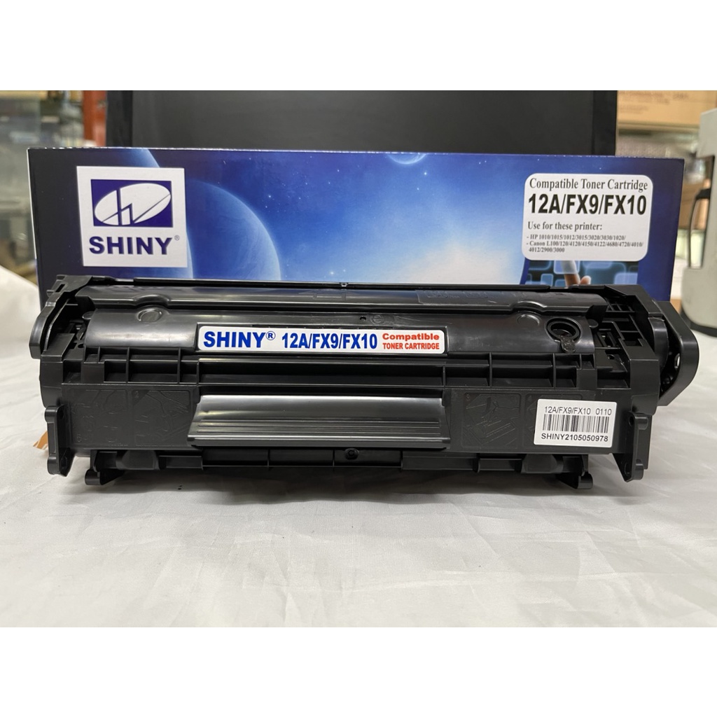 Hộp mực Shiny 12A/FX9/303 dùng cho máy in HP 1010/1020/1022/1319, Canon 2900/3000 ( hiệu SHINY )
