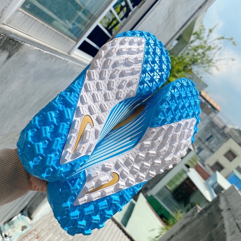 Giày đá bóng MECURIAL VAPOR 13 PRO TF ( XANH TRẮNG )