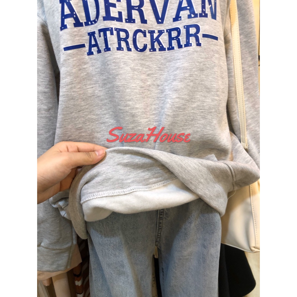 Áo Nỉ Sweater Advan Nữ Form Rộng Vải Nỉ Bông Dày Dặn phong cách Ulzzang SuzaHouse_Store SWTADVAN | BigBuy360 - bigbuy360.vn