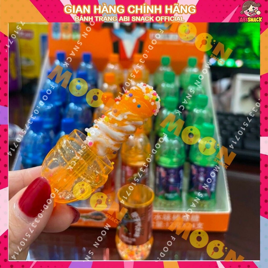 kẹo mút ngậm hình soda chai nước ngọt/que kem trái cây bánh kẹo ăn vặt Moon snack food