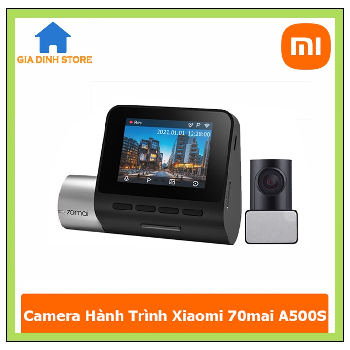 Camera hành trình Xiaomi 70mai A500s quốc tế, phân giải 2K, cảm biến Sony