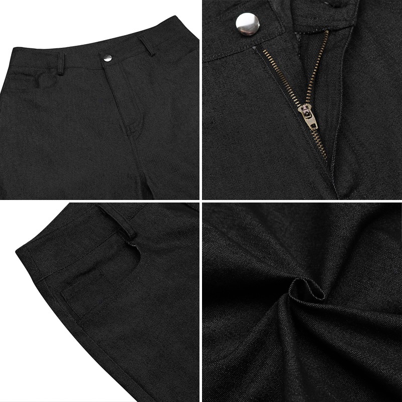 Quần VONDA Denim Lưng Cao Màu Trơn Thời Trang Dành Cho Nữ | BigBuy360 - bigbuy360.vn