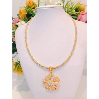 Kiềng mềm nữ cao cấp mặt hoa lan