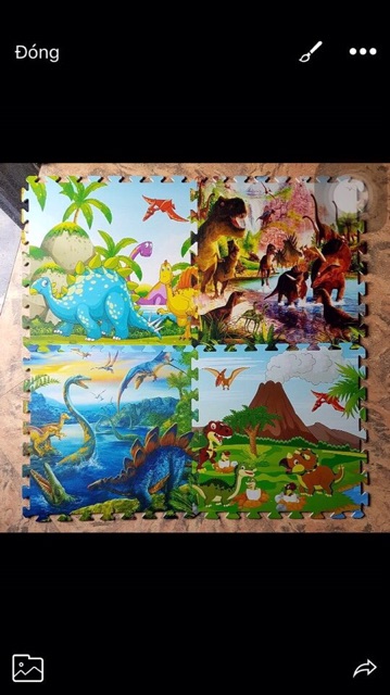 Thảm xốp hoạt hình 60x60cm