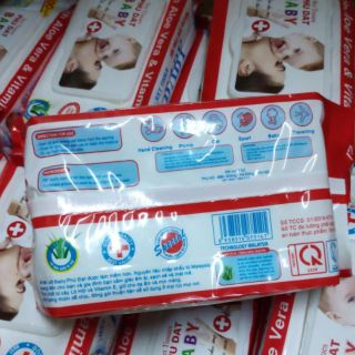 1 thùng khăn ướt Phú Đạt 24 gói ( gói 100 tờ)