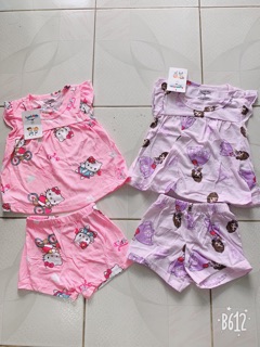Bộ cotton giấy bé gái 7-22kg (ngẫu nhiên)