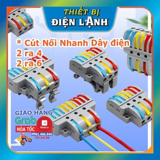 Cút nối chia dây điện 2 cực 1 ra 3 spl-62 , 1 ra 2 spl-42