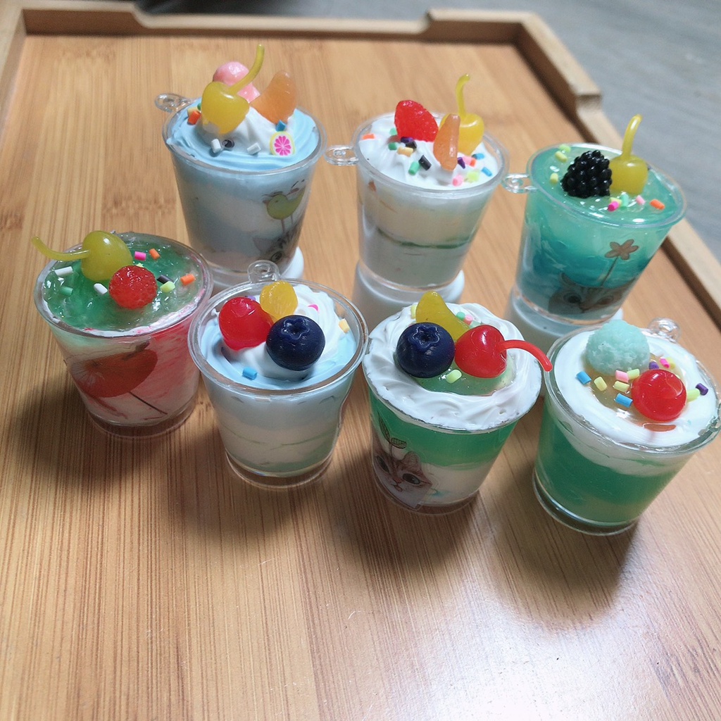Đồ chơi mô hình ly kem pudding