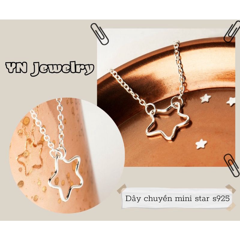 dây chuyền sao bạc cao cấp 🌼YN JEWELRY