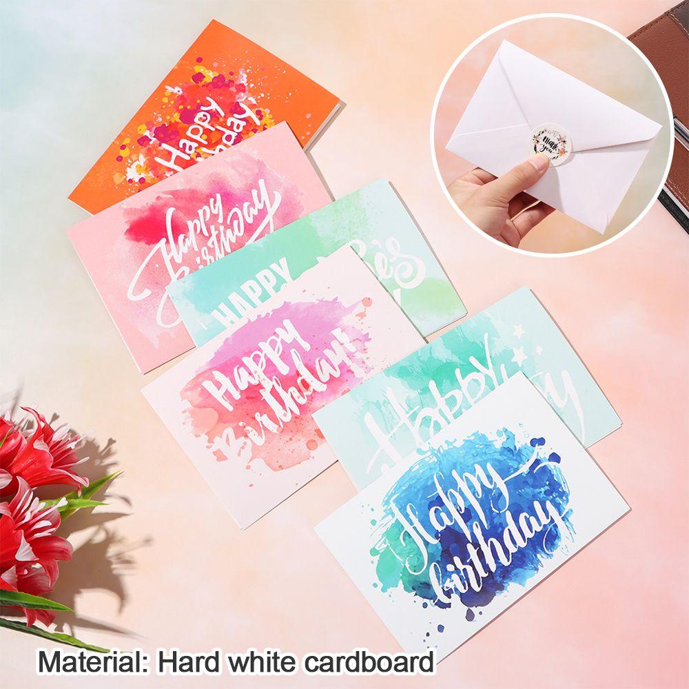 MUVAKO Set 6 Tấm Thiệp Chúc Mừng Sinh Nhật