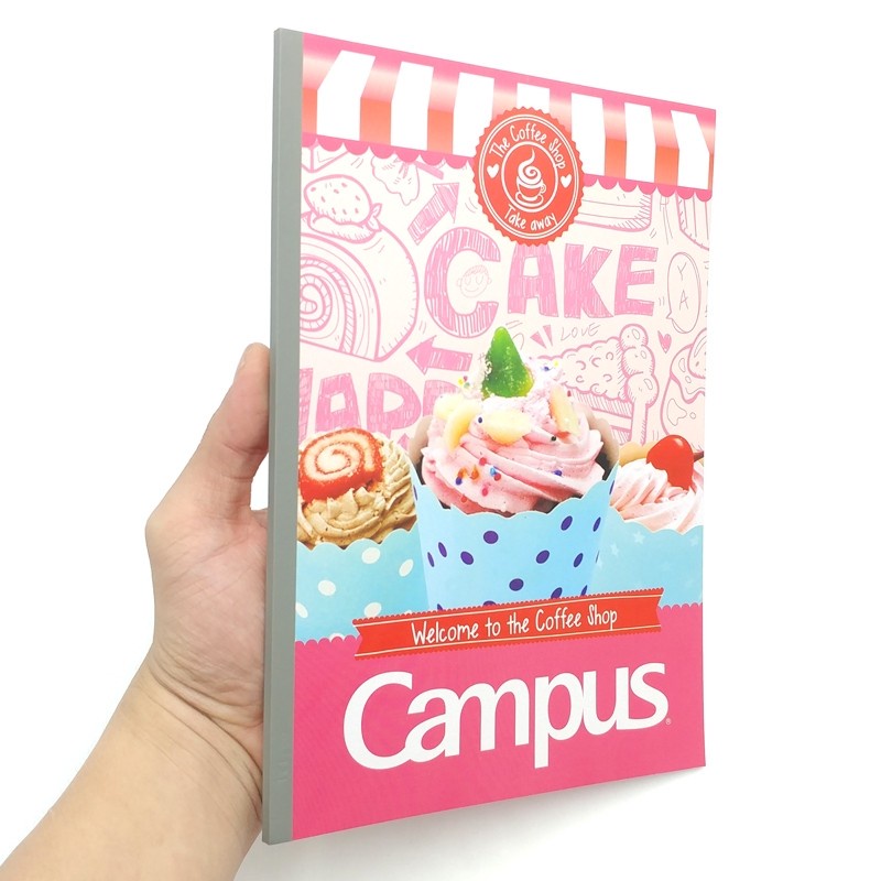 [Mã LIFEBOOK2 giảm 10% đơn 0Đ] Vở Campus B5 Kẻ Ngang Có Chấm 80tr ĐL 58-65 Coffee Shop NBBCR80