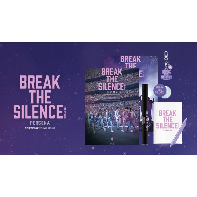 [CHÍNH HÃNG] Merch Break The Silence BTS đồ lưu niệm trong bộ sưu tập phim BTS