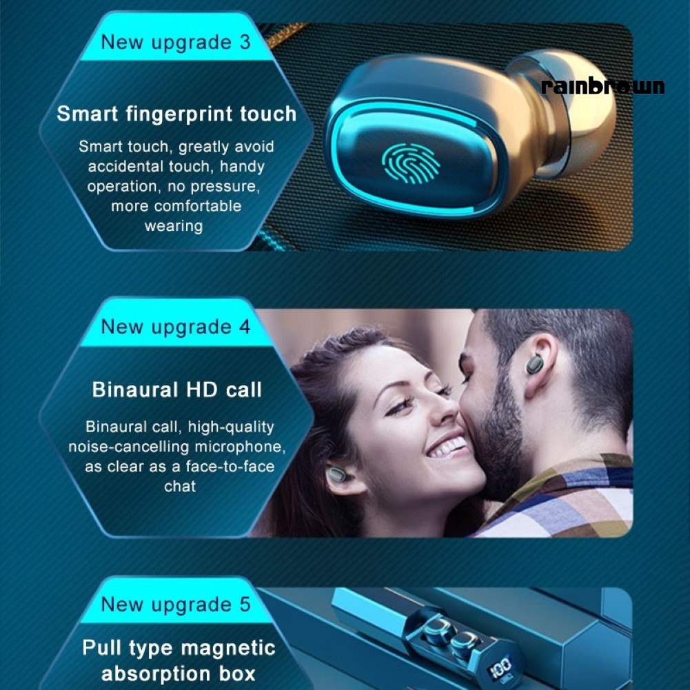 Tai Nghe Bluetooth 5.0 Không Dây Mini / Rej / Tws-03