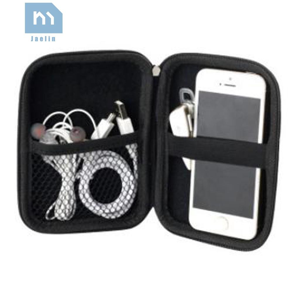 Túi cứng 2.5 inch đựng tai nghe đa chức năng