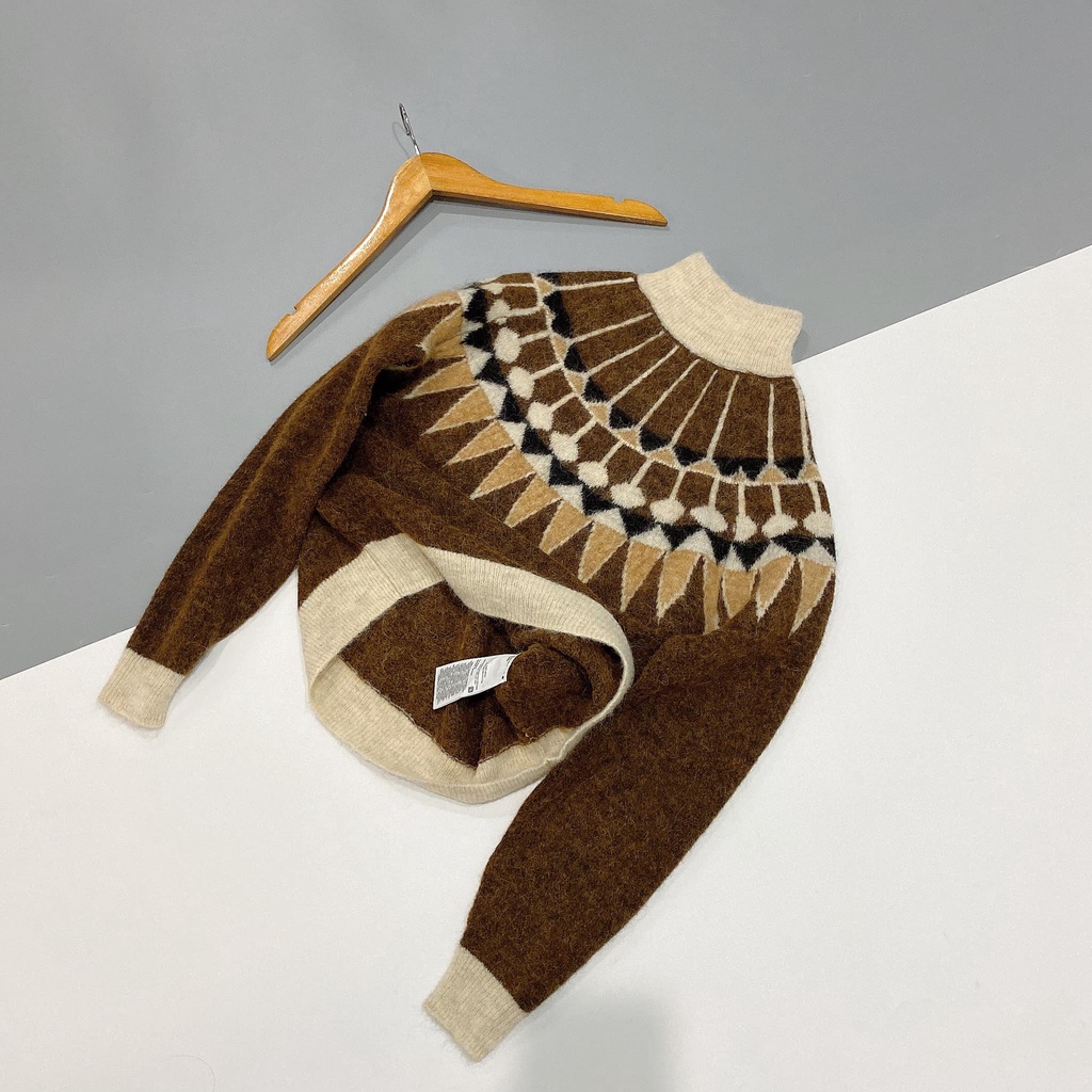 Áo len màu nâu tây nhà Vero Moda xịn xò