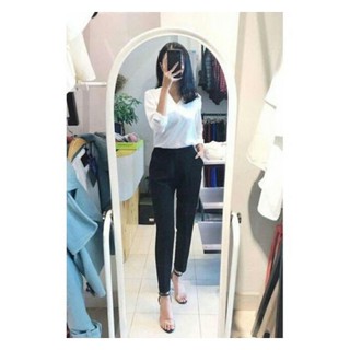 Quần baggi cạp chun form chuẩn, tôn dáng