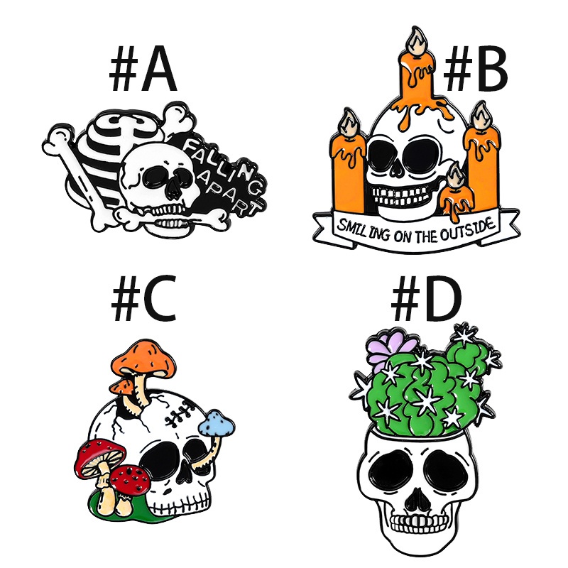 Huy Hiệu Cài Áo Hình Ma Bí Ngô Halloween Hoạt Hình Đáng Yêu