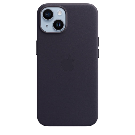 Apple iPhone 14 Leather Case with MagSafe