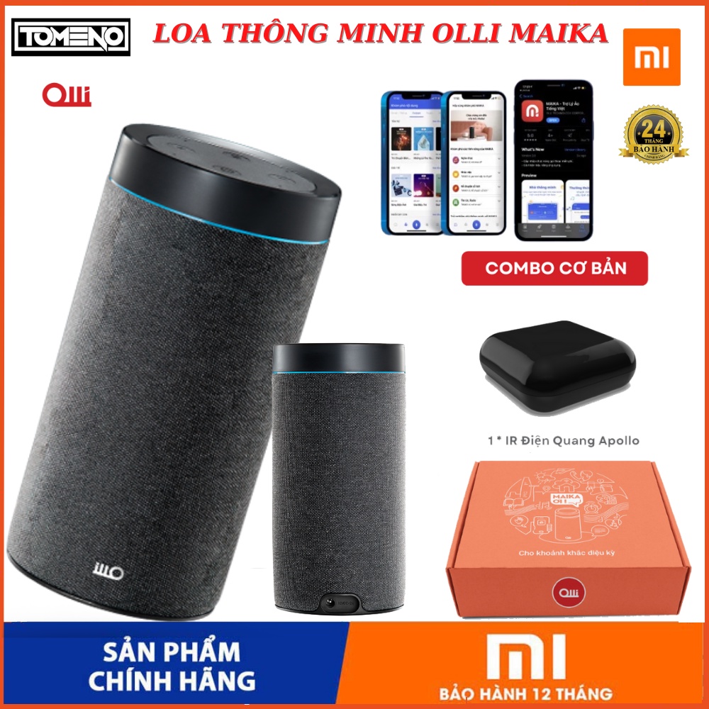Loa thông minh OLLI MAIKA , loa bluetooth xiaomi , điều khiển giọng nói , kết nối wiffi , trợ lý ảo , hỗ trợ học tập