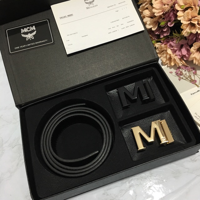 Bộ Thắt Lưng Da Nam TL01 Cao Cấp 2 Mặt Chữ M Dây Siêu Bền Đẹp Dây Lưng Dây Nịt