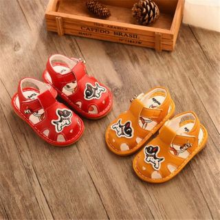 GIÀY SANDANL LỤC LẠC ĐẾ CAO SU MỀM CÓ KÈN GIÀY TẬP ĐI CHO BÉ