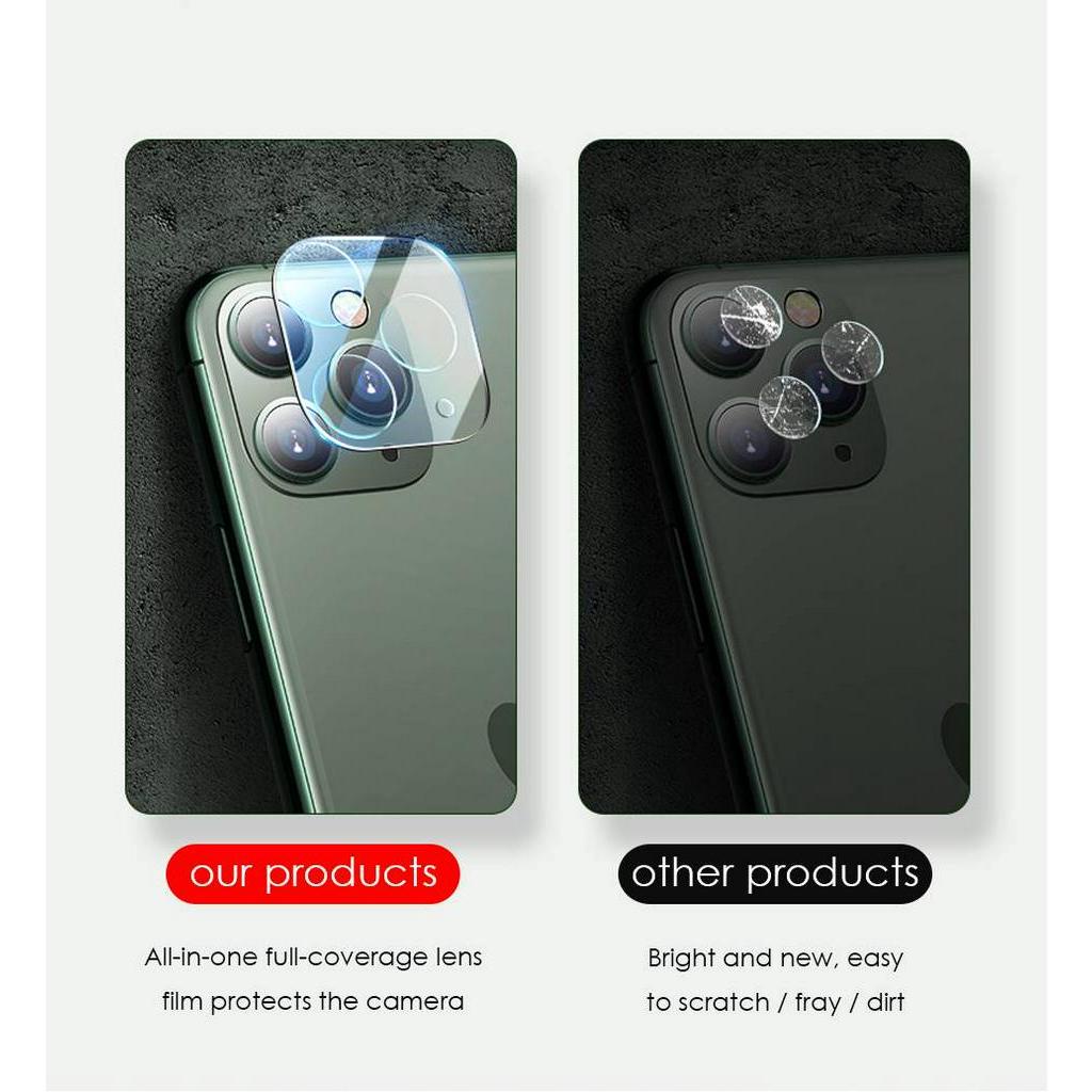 Kính cường lực bảo vệ camera dành cho iPhone 6 7 8 11 12 pro max 12 mini 5.4 6.1 6.7 inch 2020 x xs max 11pro 12pro max