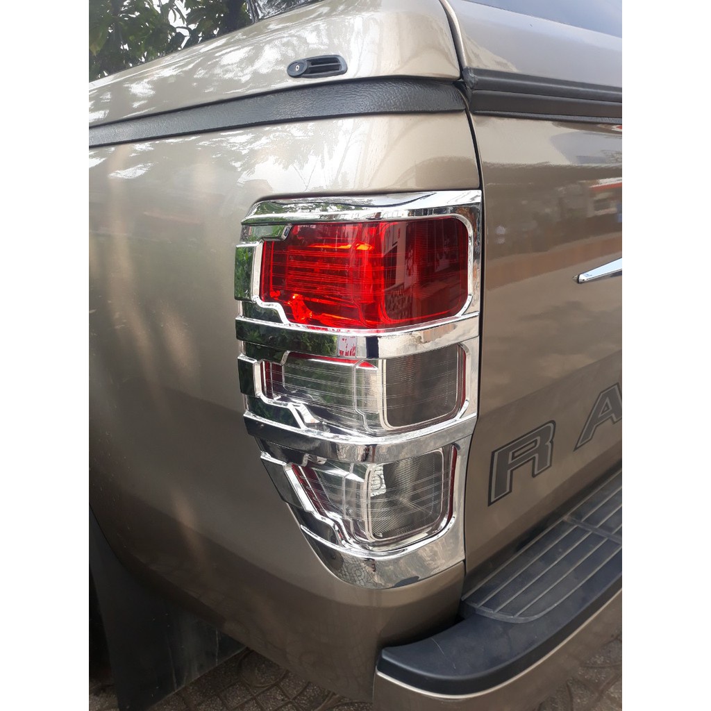 Ốp [Ford Ranger 2015 - 2021] [full bộ] [màu đen / màu bạc]