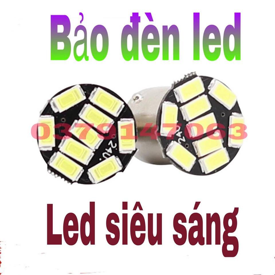 Cặp bóng đèn Led xi nhan, đèn led de dành cho xe hơi và SH125, SH150, SH Việt nam - Màu sáng trắng