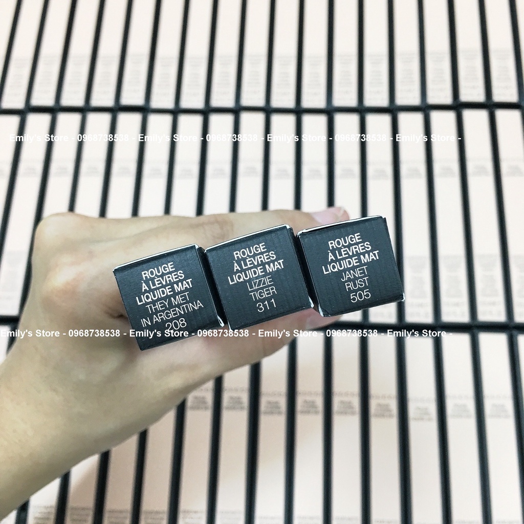 Son kem lì Gucci - Liquid Matte Lip Colour Transfer Proof chống lem, không khô môi, màu siêu đỉnh của chóp