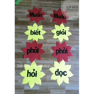 Bộ câu đối trang trí góc thư viện mầm non, tiểu học