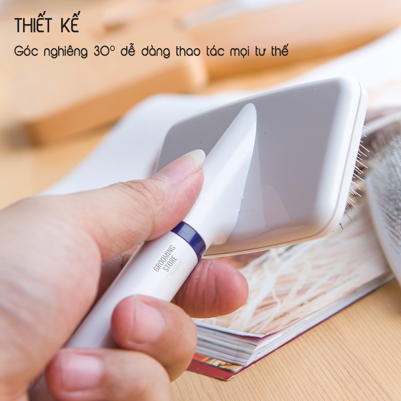 Lược grooming chuyên nghiệp - Lược chải lông chó mèo - Grooming Store