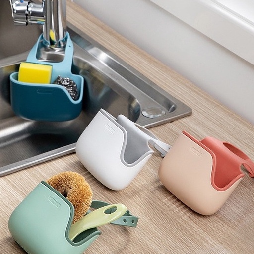 Rổ Đựng Dụng Cụ Rửa Chén Gắn Vòi Nước Tiện Dụng Cho Nhà Bếp