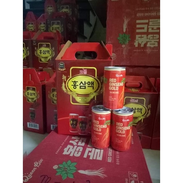 Nước Hồng Sâm Xách 12 Lon * 175ml