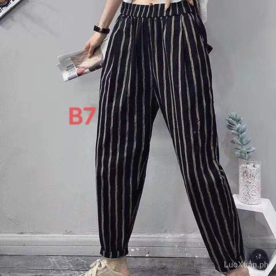 Quần Yếm Ống Rộng Vải cotton Lanh Mỏng Cỡ Lớn In Họa Tiết Hoa Thời Trang Cho Nữ