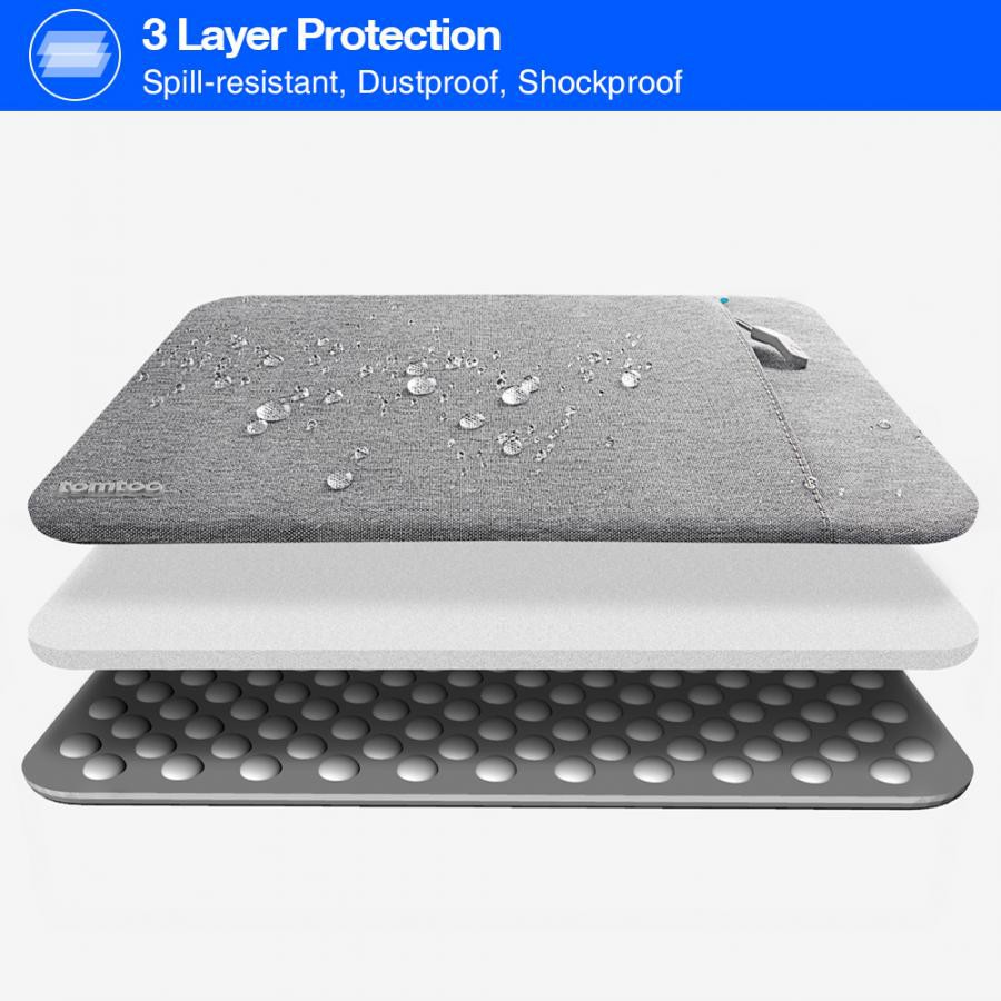 Túi chống sốc Macbook, Surface Pro 360 độ chính hãng Tomtoc