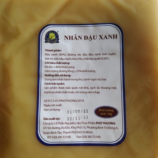 Nhân đậu xanh phú thương 1kg