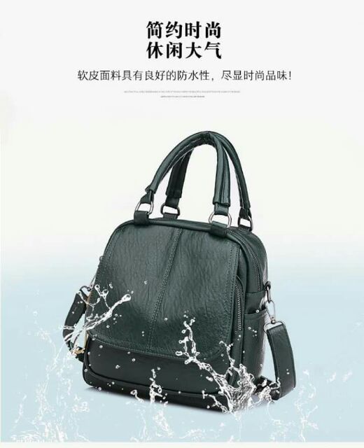 Túi xách 2 in 1. Vừa làm túi xách vừa làm balo.