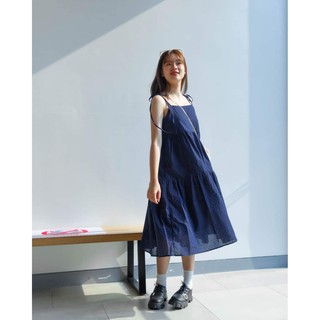 Đầm 2 dây babydoll cột nơ leo's clothing dk20