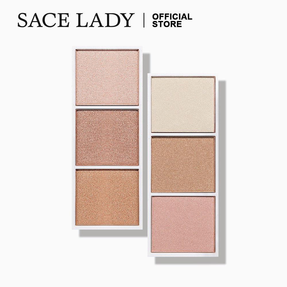 Bảng phấn tạo khối SACE LADY 3 màu sắc kết hợp chuyên dụng dành cho trang điểm 4.5g | BigBuy360 - bigbuy360.vn