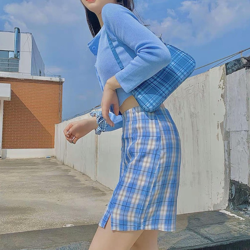 [Kèm hình thật Váy quần kẻ caro tôn dáng có lót trong cryaotic10 | WebRaoVat - webraovat.net.vn