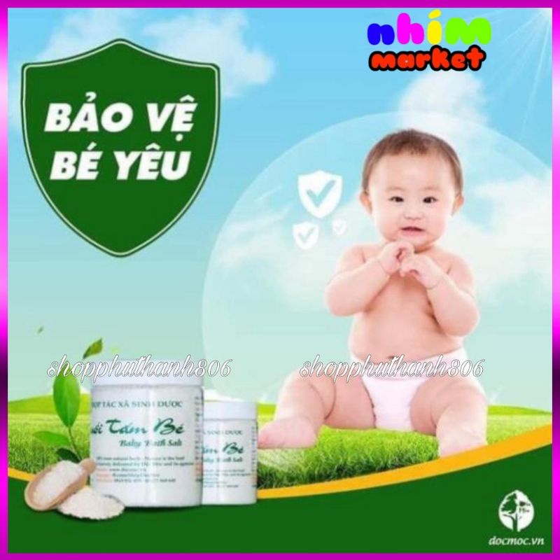 Muối tắm bé Sinh dược Độc Mộc - Muối tắm bé - Độc Mộc - chính hãng