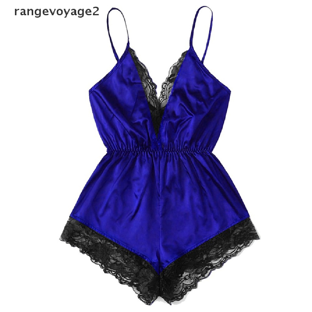 [rangevoyage2] Sexy Sleepwear Women's Lingerie V-neck Lace Bodysuit Overalls Bodydoll Nightwear [new] | BigBuy360 - bigbuy360.vn