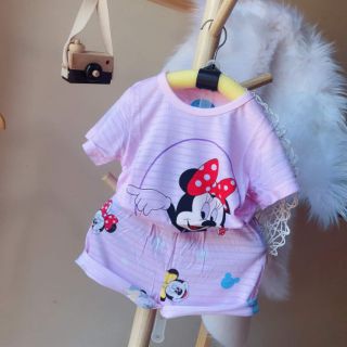 💗 Bộ cotton tre xuất hàn bé gái
