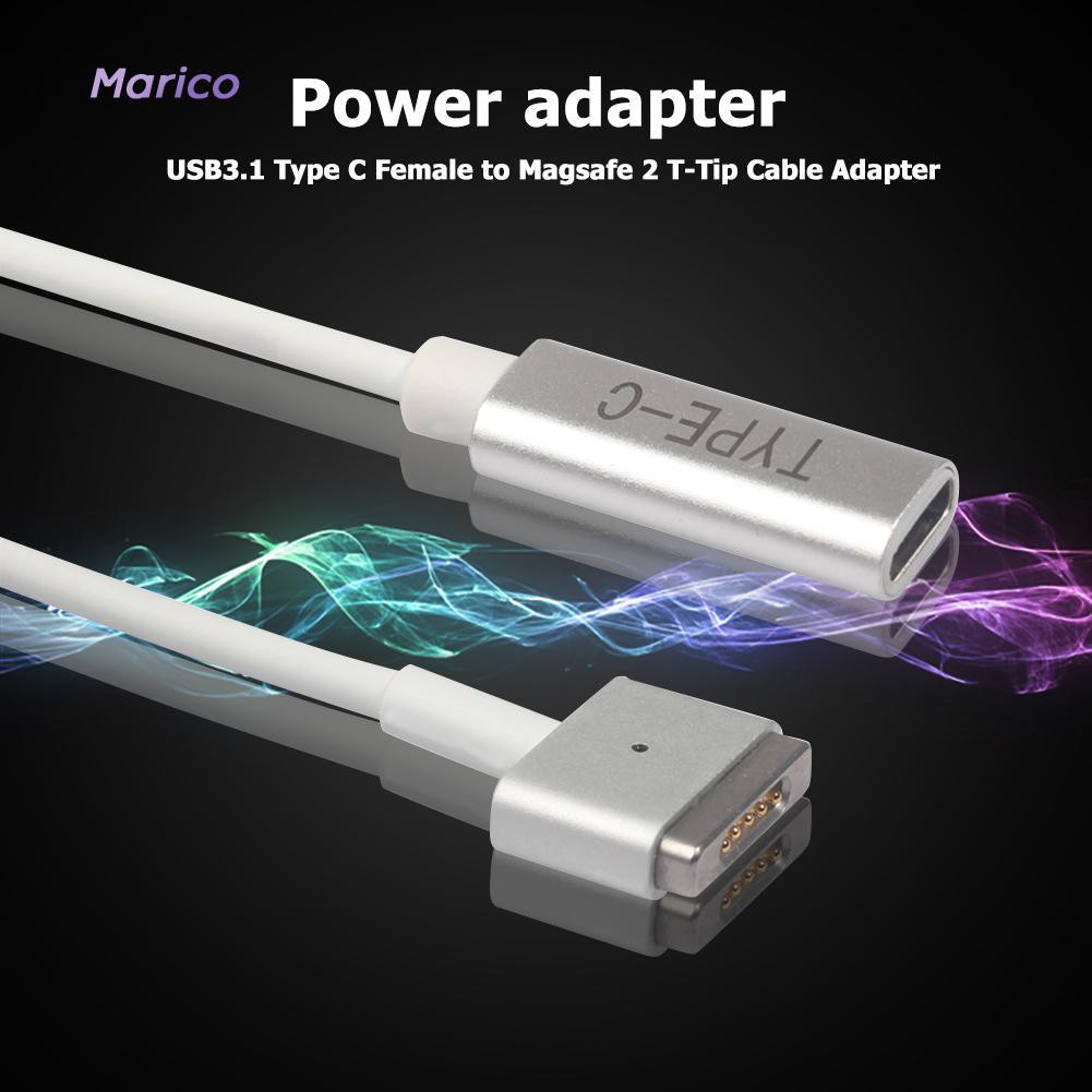 Cáp chuyển đổi Type-C sang Magsafe 2 đầu chữ T 90W