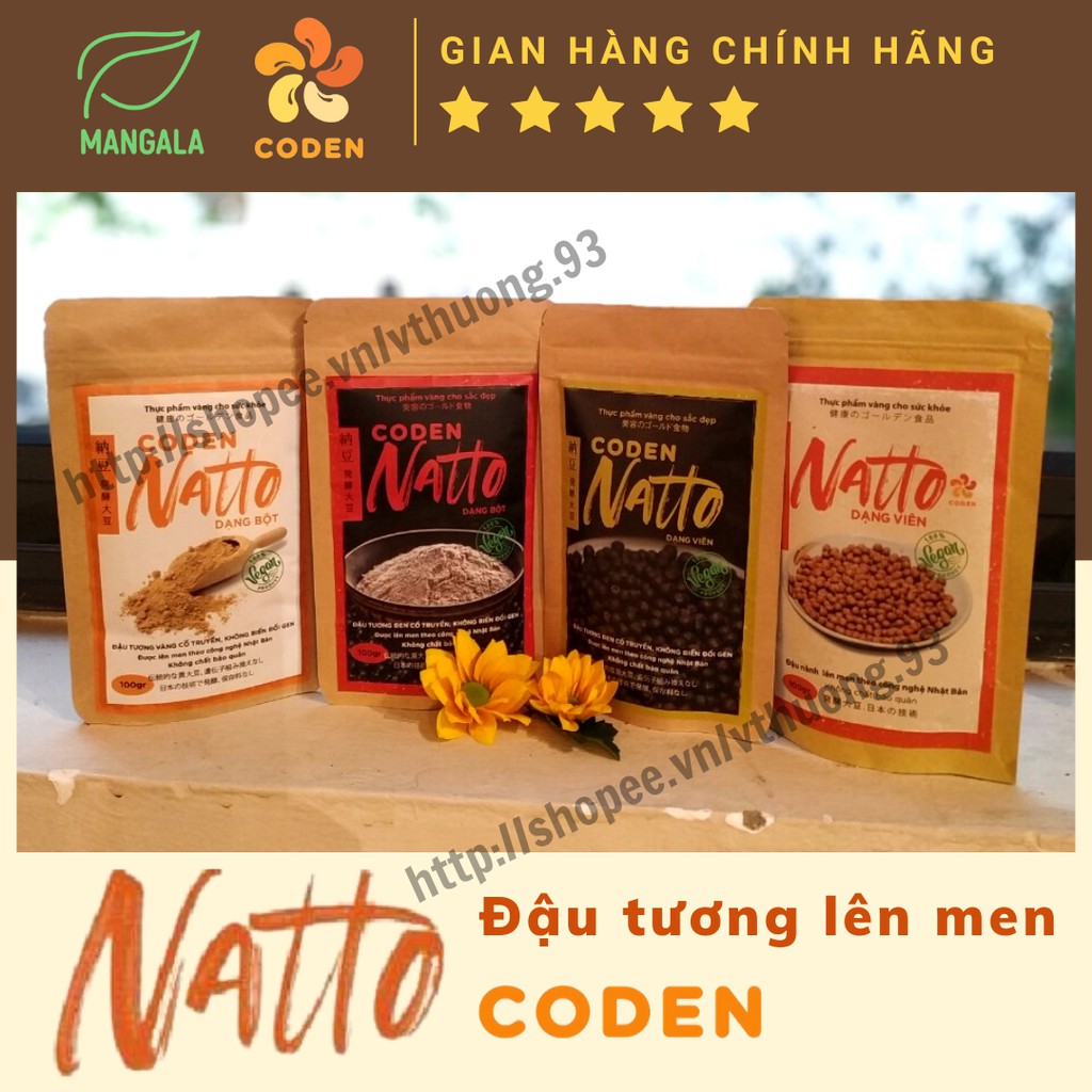 NATTO CODEN ❤ Đậu tương vàng/đen, đậu gà lên men ❤ Sấy lạnh từ Natto tươi 100g - Helen Store | BigBuy360 - bigbuy360.vn
