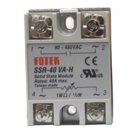 Relay bán dẫn / SSR Fotek 40DA / 40VA / 40AA / 40VA-H / 40AA-H