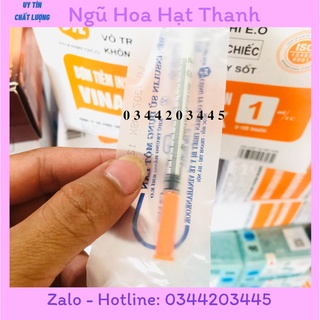 Hộp 100 cây bơm kim tiêm tiểu đường INSULIN 1CC 1ML 100iu (30G) VINAHANKOOK
