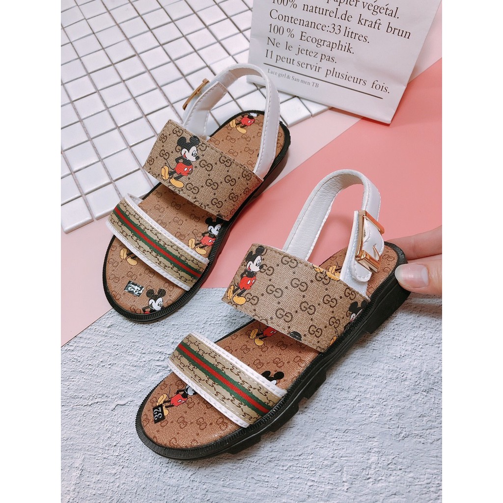 Sandal Mickey Bé Trai &amp; Bé Gái đẹp xinh chắc chân  [Kiếu Mới]